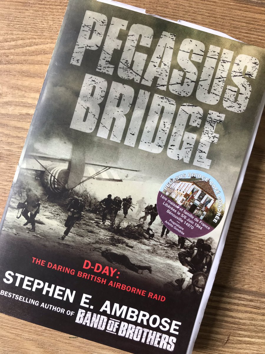 Ben81Martin's tweet photo. If you’re interested in what happened first in the early hours of 6 June 1944, I recommend this book about the liberation of Pegasus Bridge &amp; Benouville. An amazing story of incredibly brave men who paved the way for the Normandy invasion. #DD75 #neverforget https://t.co/8E4svGfDEo