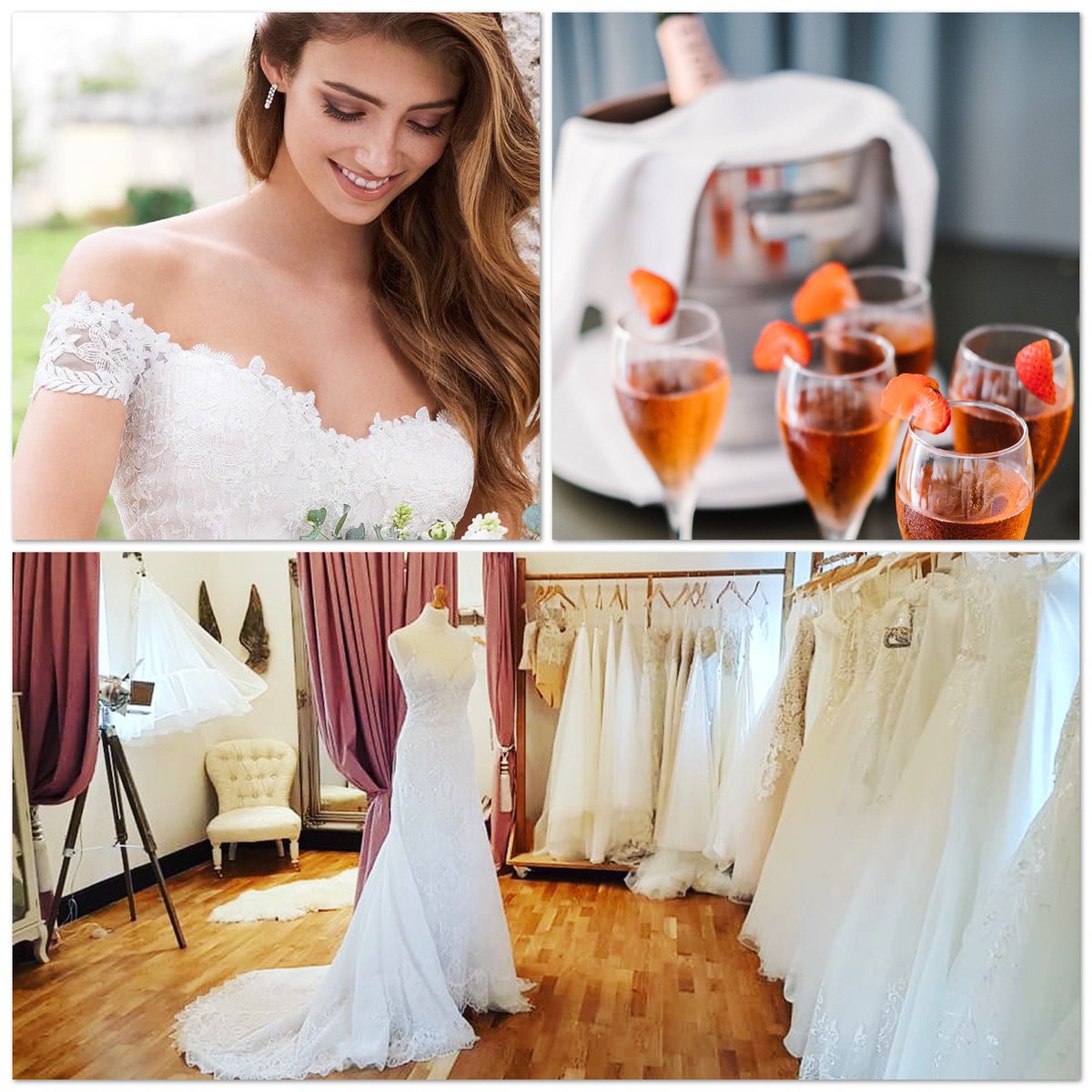 🎀 ‘The One’ will be stored &amp; steamed, ready for collection when YOU need it.
🎀 five star ⭐️ reviews.
🎀 ample free parking. 
With that in mind, who’s coming to see us soon? 🎀 YOU book a time and date to suit you. Go online @ dollysbridal.co.uk &amp; select a time to suit.