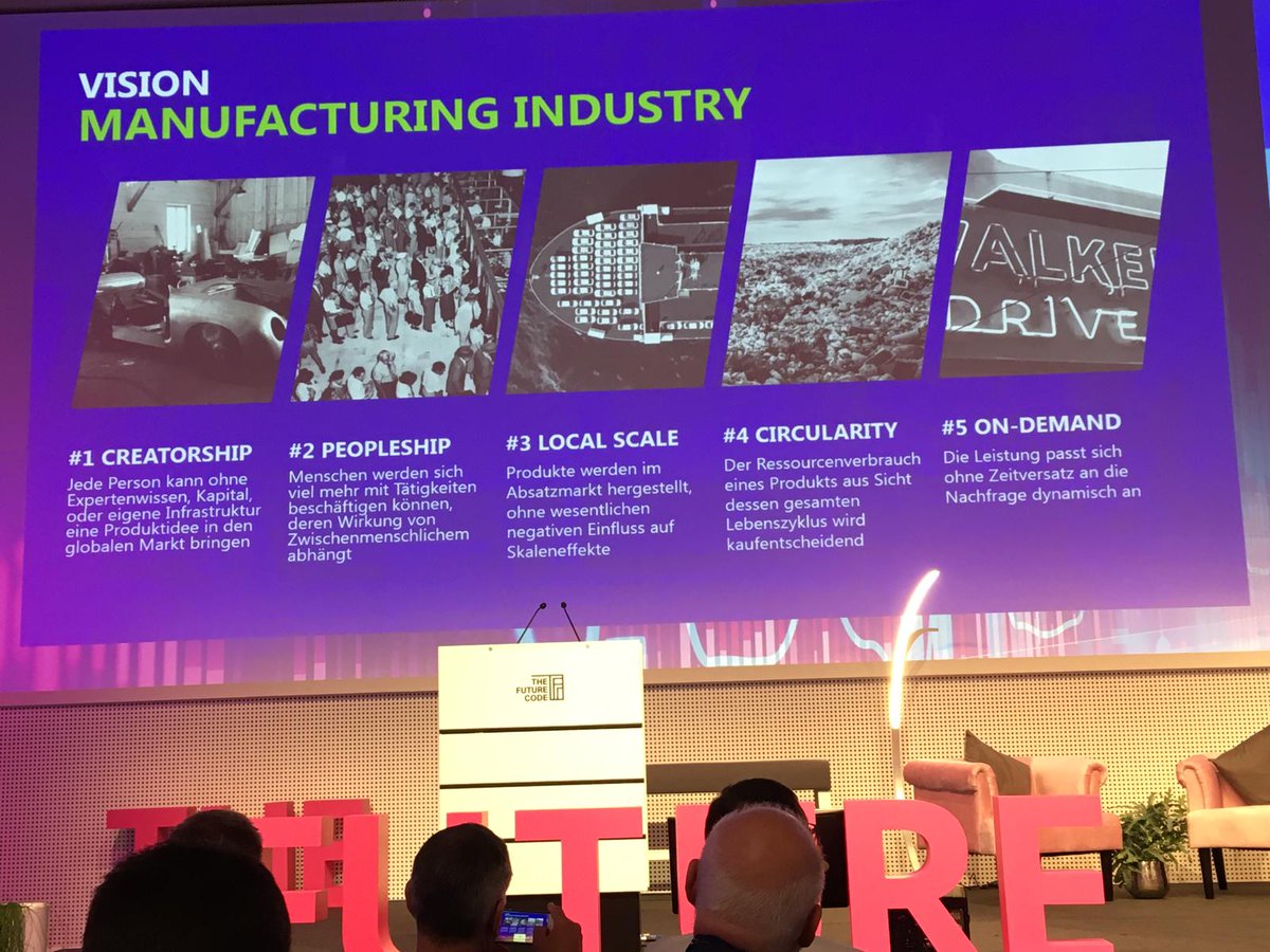 ON_Team's tweet image. Exzellentes #Gedankenfutter 🤓: The Future Vision for the manufacturing Industry 💻 #TheFutureCode