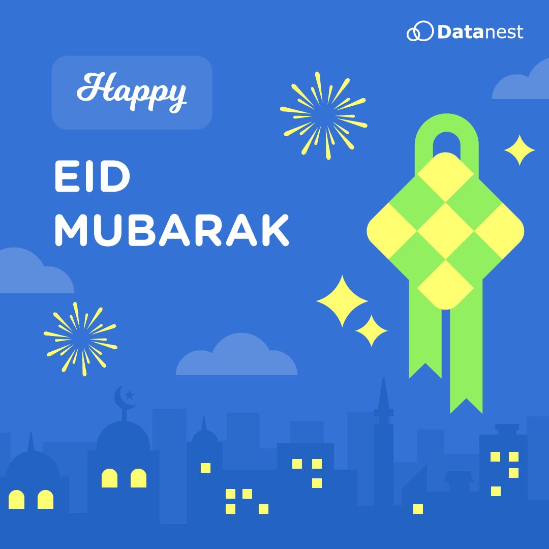 Datanest_io's tweet photo. Happy Eid Mubarak 2019! May this special day brings peace and happiness to everyone.
#EidMubarak #MinalAidinWalFaizin #HappyHoliday #Datanest https://t.co/LfhN3jagOL