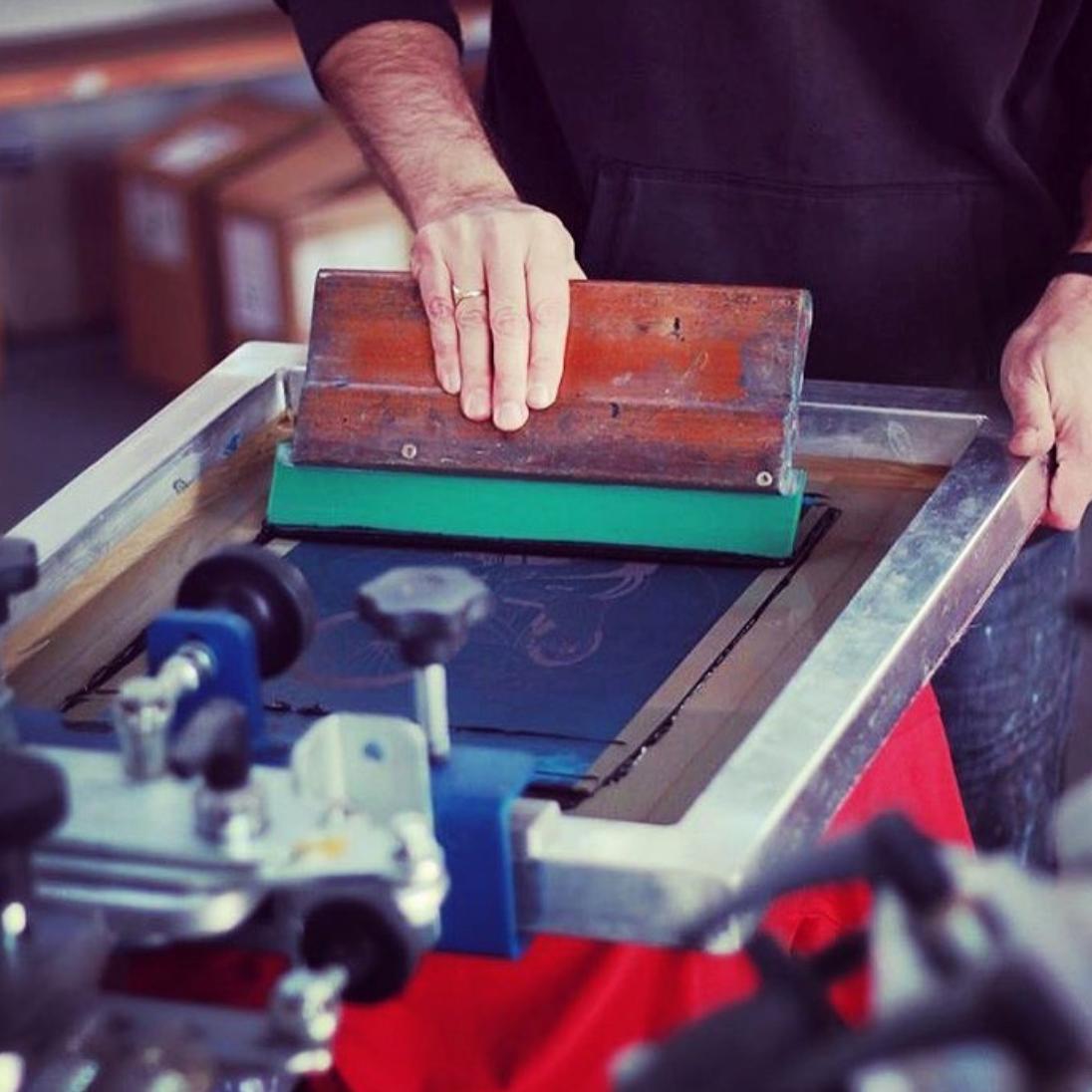 Huddersfield Screenprinting Co is an independent design &amp; print studio. They'll be showcasing their craft on the top floor of Upper Mills at #madebeautifullyhere. Utilising traditional skills &amp; printed solely by hand they offer a bespoke service printing to a wide range of items.
