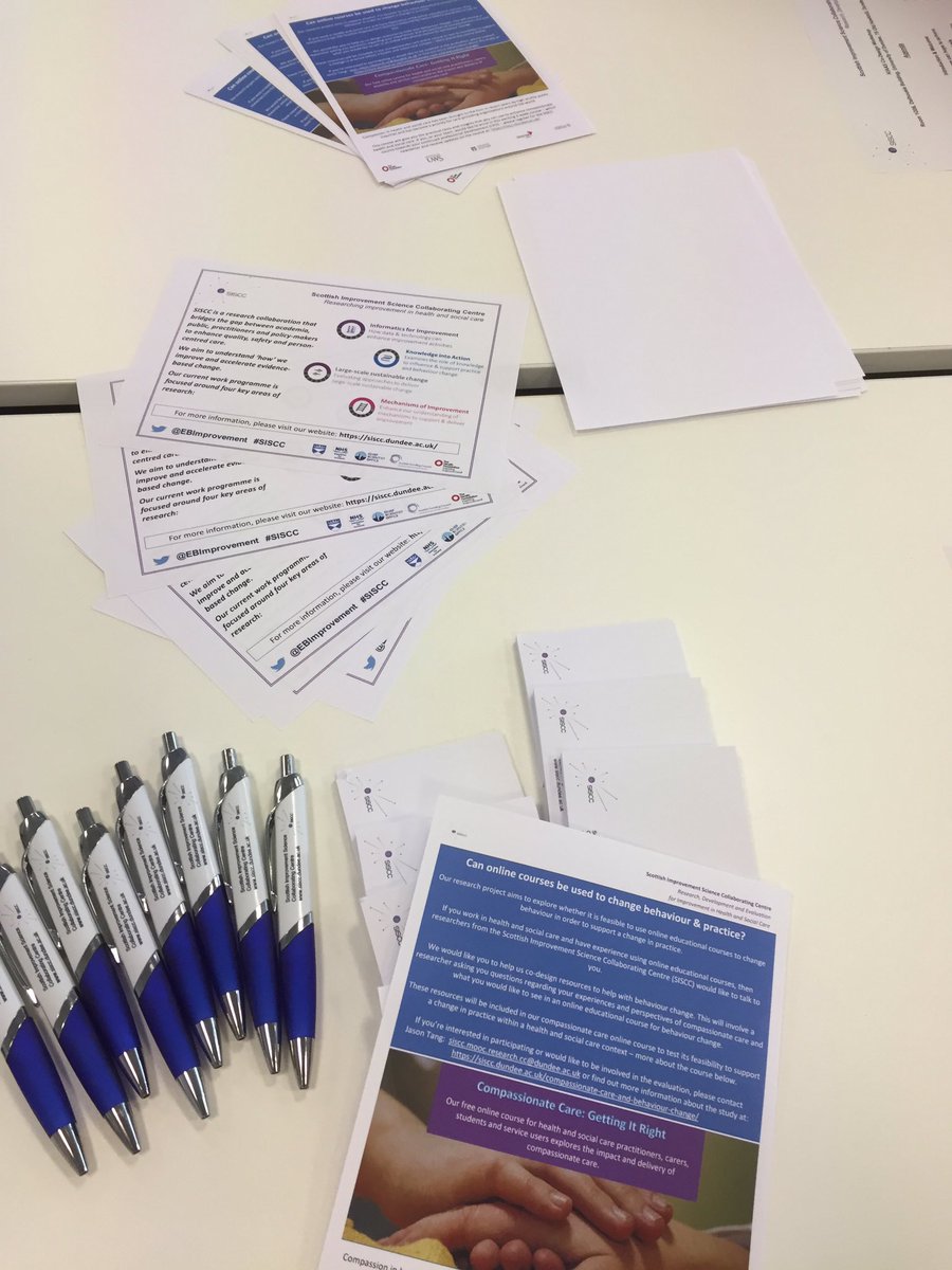 GillMilner4's tweet photo. All set up and ready to go with our co-design workshop on care & compassion @ElaineLee24 @UoDNHS @NicolaGray001 @gerry_roarty @JasonTang126 #QIbehaviourchange https://t.co/SDqNmJ7olz