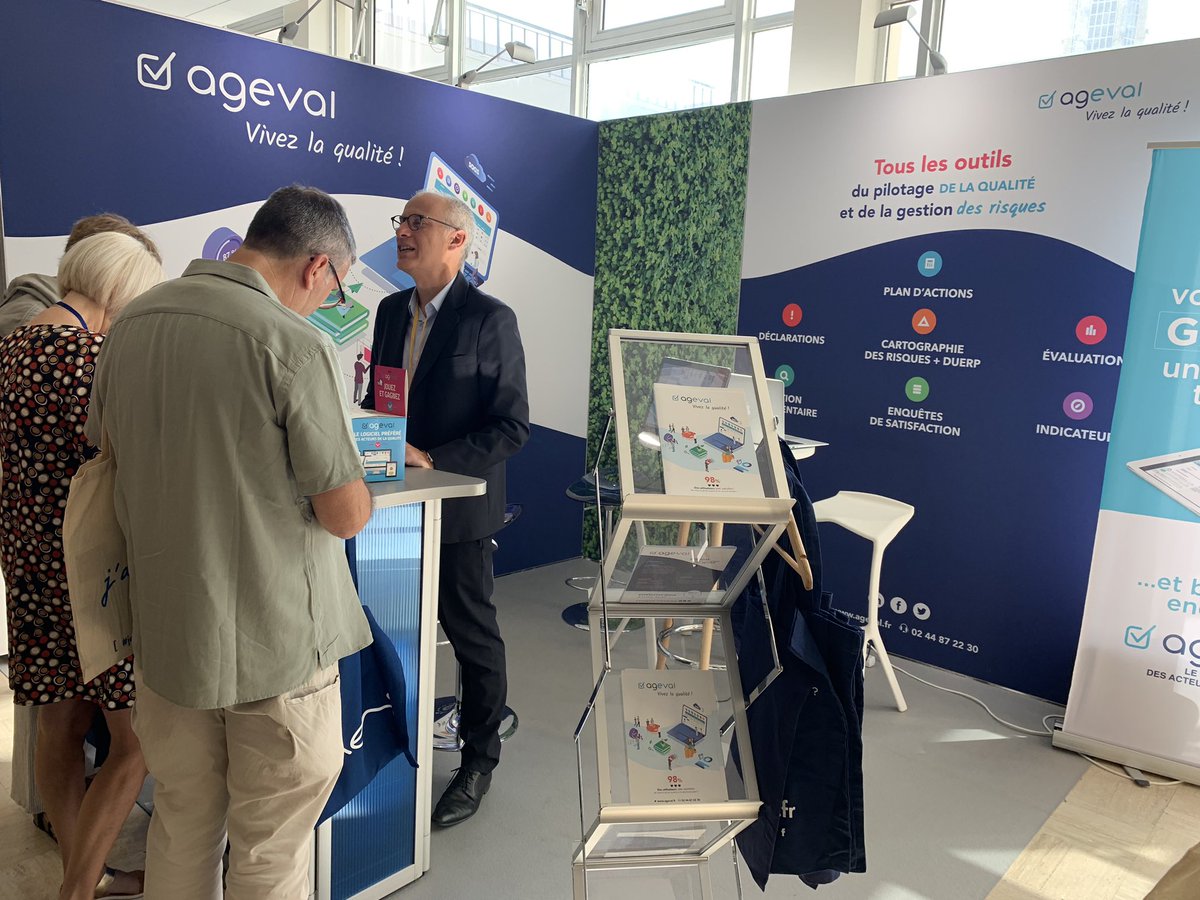 ▶️ Le 19ème congrès du #SYNERPA vient d’ouvrir ses portes🥁
L’équipe AGEVAL est à l’emplacement B20 : venez nous rendre visite pour échanger avec des utilisateurs de notre logiciel et pour gagner des tablettes tactiles 🎁  !
Excellente journée à tous ☀️
#jepeuxpasjaiSYNERPA