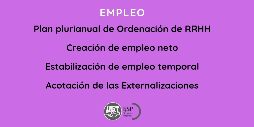 UGT_SP's tweet photo. #AhoraAGE #AhoraFuncionarios #ahoraUGT propone avanzar hacia un plan plurianual de empleo en la Administración General del Estado que permita crear empleo neto, estabilizar el temporal y disminuir las externalizaciones. https://t.co/A5mSAu4ogb