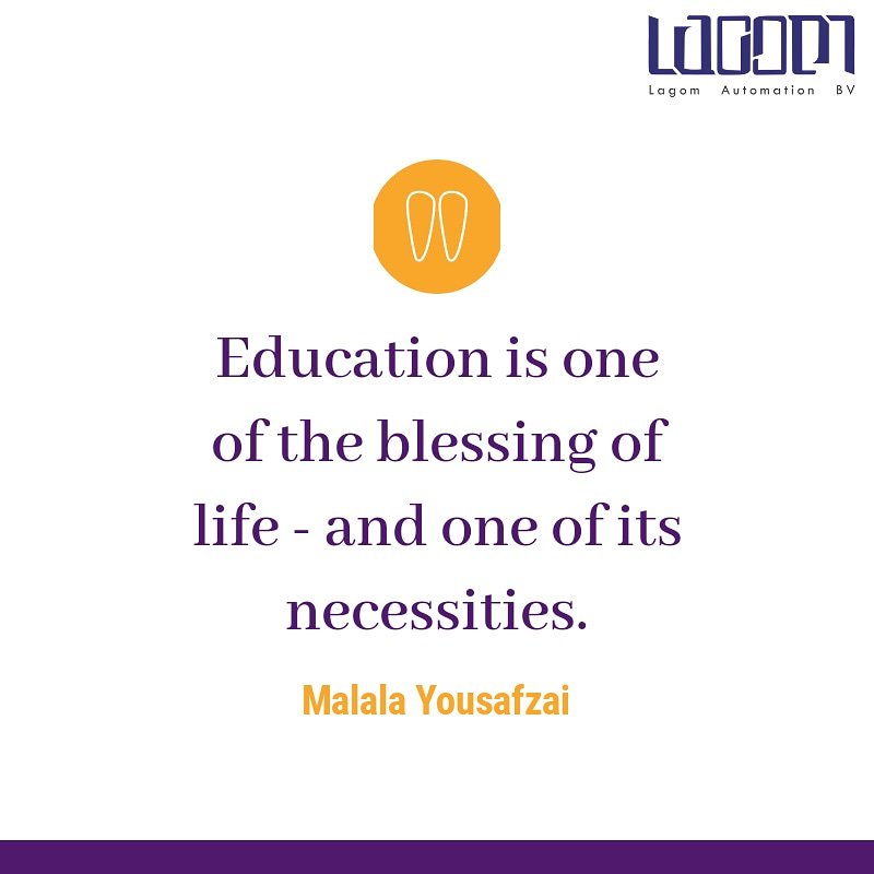 #Education is one of the Life's #Blessings --- And of it's #necessities ✨ Happy World Higher Education Day! . #worldhighereducationday #educationfirst #highereducation #highereducationday #lagom #lagomautomation #industry40 #industry4point0 #industrialautomation
