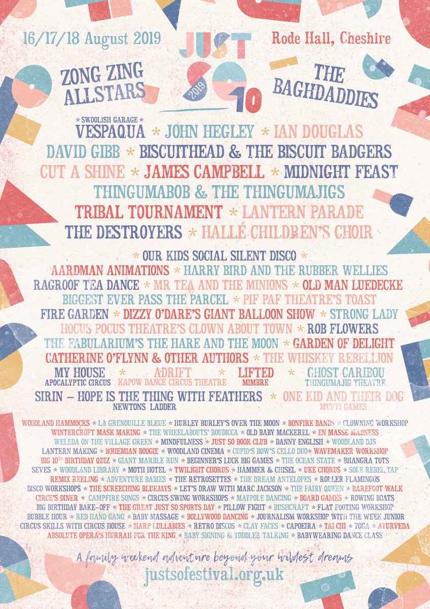 Summer festivals just around the corner!! Get your Wellies ready xx
@baafest <a href="/justsofestival/">Just So Festival</a> <a href="/kelburnparties/">Kelburn Garden Party</a> <a href="/solasfestival/">Solas Festival</a>