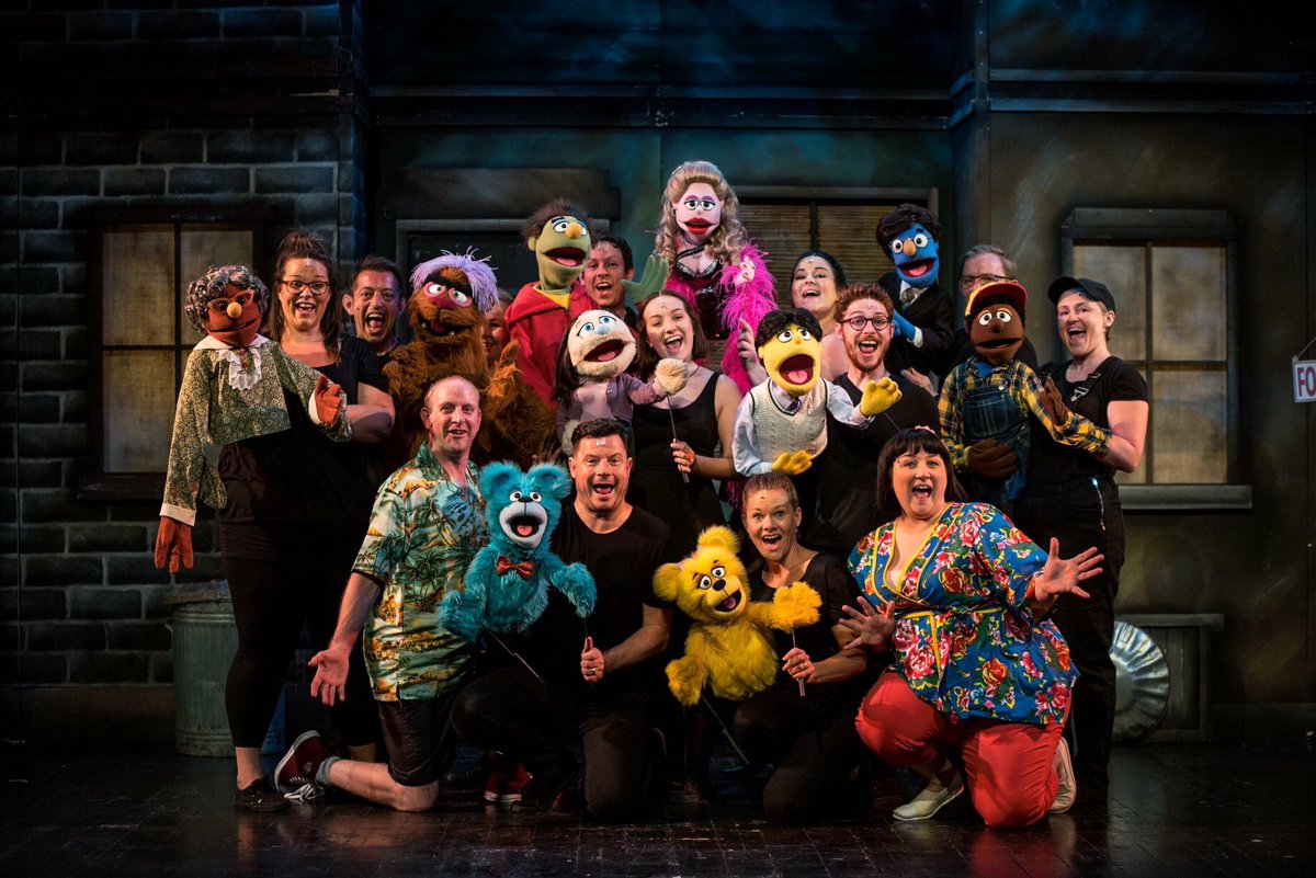beatniktheatre's tweet photo. How time flies! A year ago today we had the great pleasure of sharing the stage with our furry friends for the opening night of Avenue Q! Such great memories! Thank you for your continued support as we prepare for our next project; ‘Shrek the Musical’! https://t.co/zQpuhbcdfb