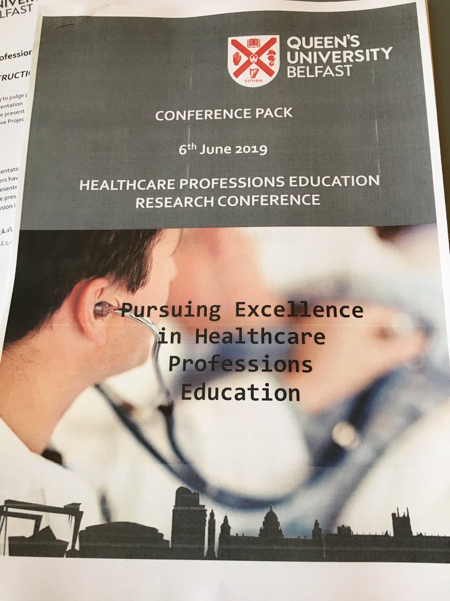 KarenMattick's tweet photo. It’s a huge privilege to be at Queen’s University Belfast’s Healthcare Professions Education Research conference today. Some seriously impressive presentations by PhD students and Foundation Drs! ⁦@DrHelenReid⁩ ⁦@DrGerryG⁩ ⁦⁦@QUBelfast⁩ https://t.co/fdHpdstBZ9