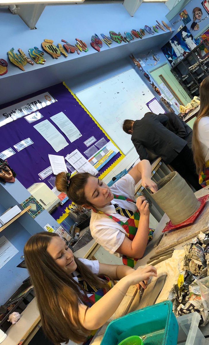 TheBlythAcademy's tweet photo. Collaborative art work, Phase 2. Can you tell what they are making yet? https://t.co/v298MABtlV