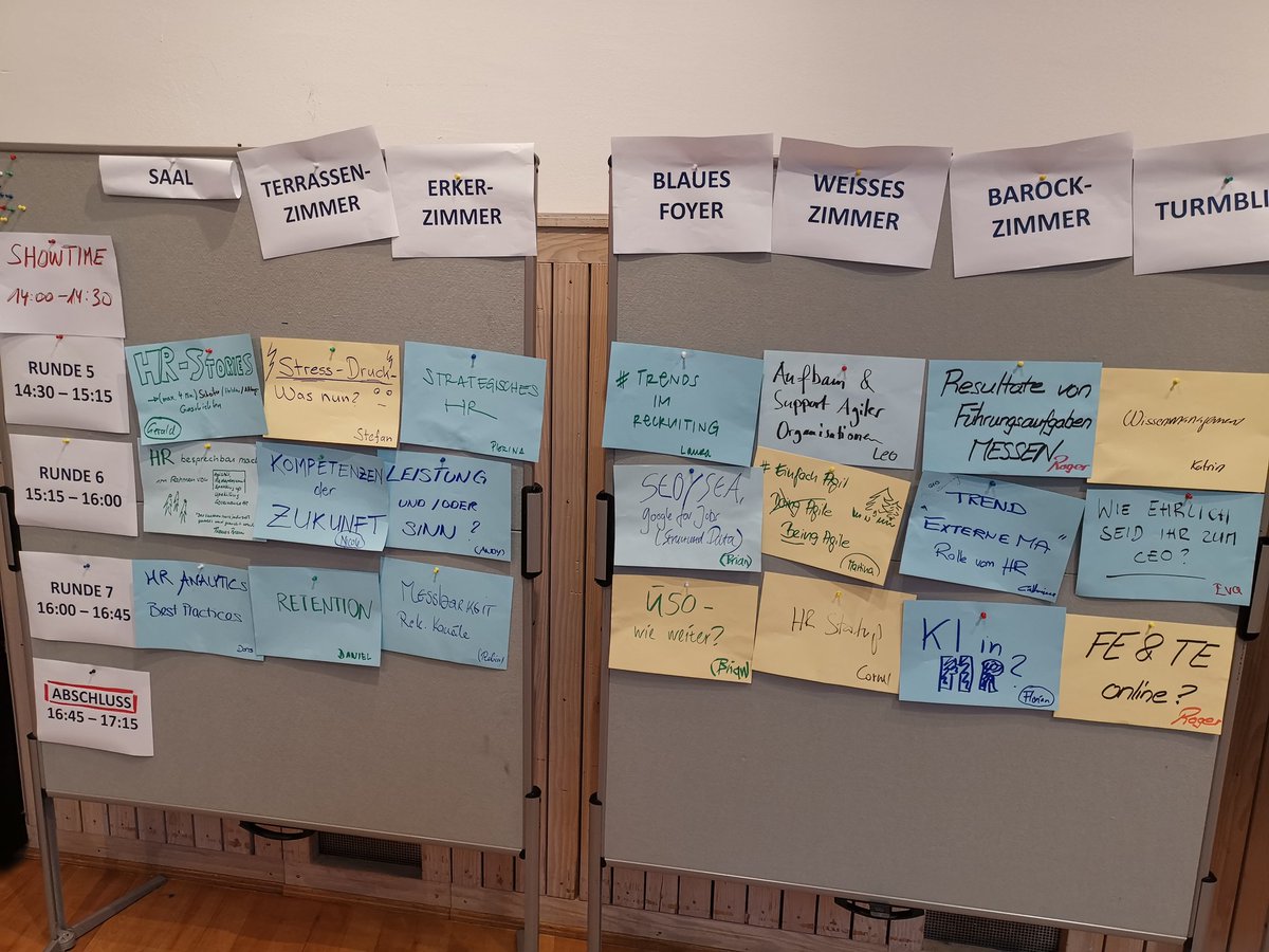 sessionplanung nachmittag #hrbcz #hrbarcampzh