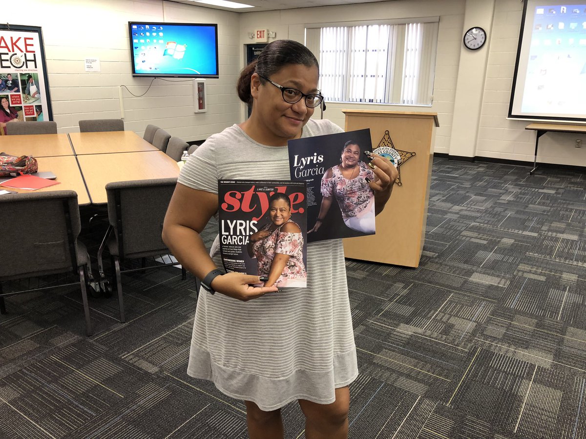Look at this beauty!  Thanks to Akers Media for providing Lyris an amazing job shadow as part of Teachers in Industry 2019! <a href="/missy_frana/">Missy Frana</a> <a href="/lakeschools/">Lake County Schools</a> <a href="/LakeCCReadiness/">LCS College & Career</a> <a href="/ERHSKnights/">East Ridge High</a> @egreene_64 <a href="/ElevateLakeFL/">ELEVATE LAKE FL</a>