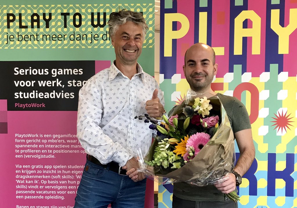 Steeds meer mensen kennen <a href="/Play_ToWork/">PlaytoWork</a>, steeds meer mensen zien dat het werkt en daarmee krijgen wij het steeds drukker. 

Hoe leuk is het dat wij daardoor ons team mogen uitbreiden! Wij verwelkomen in ons recruitmentteam: Onur Coskun. 

#recruitment #technologie #ditismbo
