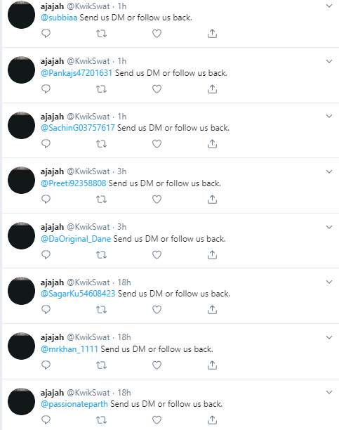 PLEASE BE AWARE OF THIS HANDLE <a href="/KwikSwat/">Mr.J0K3R</a>

Do not share your password, Credit/Debit card PIN, CVV or any confidential information since MobiKwik never asks for such details.

Our official Twitter handles are <a href="/MobiKwik/">MobiKwik</a> and <a href="/MobiKwikSWAT/">MobiKwik Support</a>