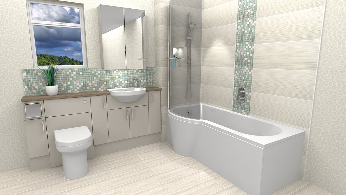 Take a look at this brilliant design - a perfect storage solution for a  compact bathroom 😍 Featuring Flova Smart brassware; Deuco shallow depth  fitted furniture; Imex Alma short projection semi-recessed basin, Alma  rimless back-to-wall WC; Puracast Arco P-shaped shower bath