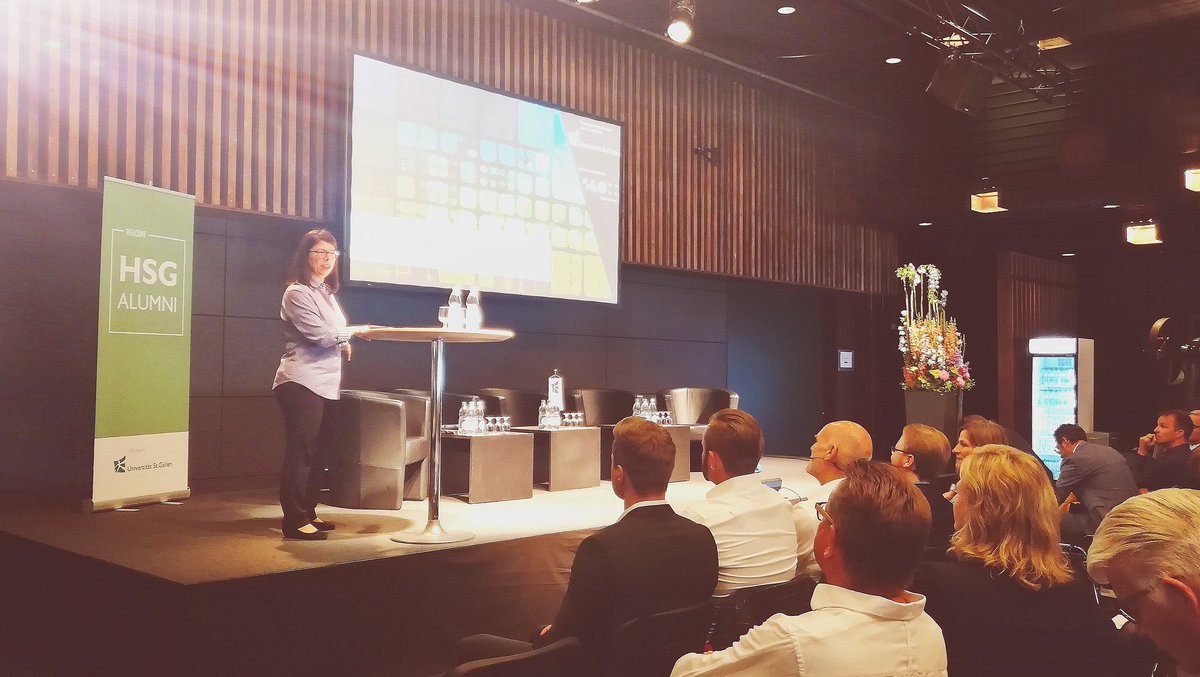 Mit einer spannenden Einführung von Antoinette Weibel startet der #hsgalumniforum 2019. Diskutiert werden heute Ansätze zu #Führungskompetenzen, #Digitalisierung und #Unternehmenstrutkur. 
 #leadership #Alumni #SanktGallen
<a href="/HSG_Alumni/">HSG Alumni Official</a>