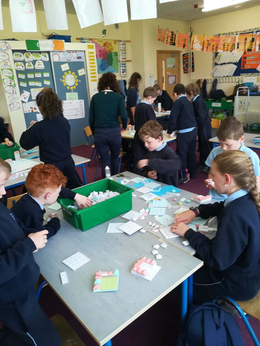 3rd class were really engaged building their own towns today #designerminds