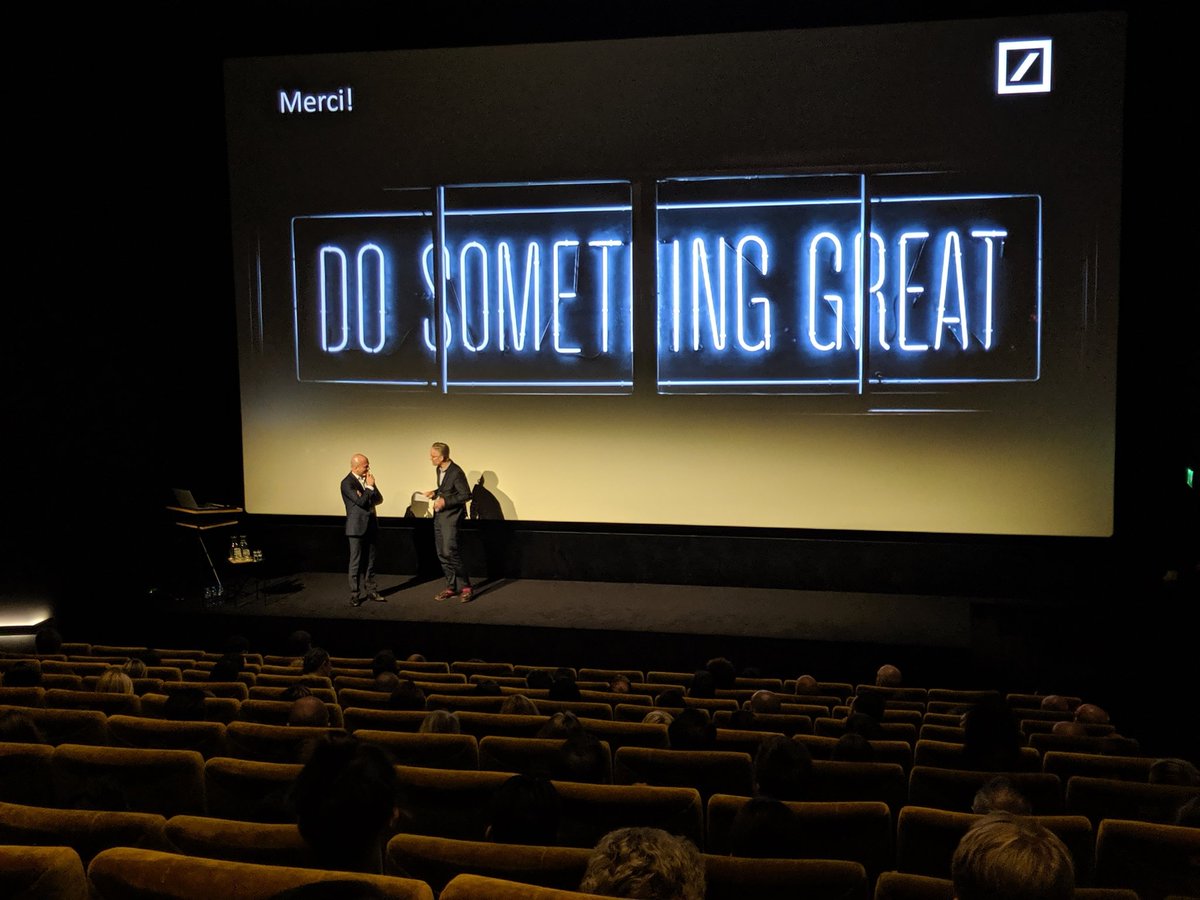 kusito's tweet photo. Tim Alexander CMO von @DeutscheBankAG setzt bei Agenturen auf langfristige Zusammenarbeit. Nur so ist Sicherheit, beste Ideen und wirklich wirkungsvolle Arbeit garantiert. #cmdCH2019 https://t.co/gfpoCWyqPG
