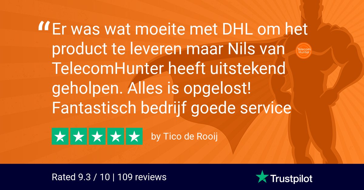 Weer een tevreden klant. Bij TelecomHunter het belang van de klant staat voorop!
 
#telecomhuntersupportteam #webuildtrust
#happydays #uwmeningtelt #nilssupporthero #gewoontevredenklant
#happycustomer #notallheroeswearcapes
trstp.lt/f2HVJPUKv