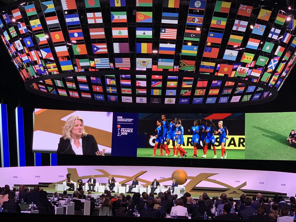 Bilby55Wilson's tweet image. #FIFAWFC2019 Turning Dreams into Reality. 🇫🇷🏆#DevelopandGrow #ShowcasetheGame #CommunicateandComercialise #GovernandLead #EducateandEmpower