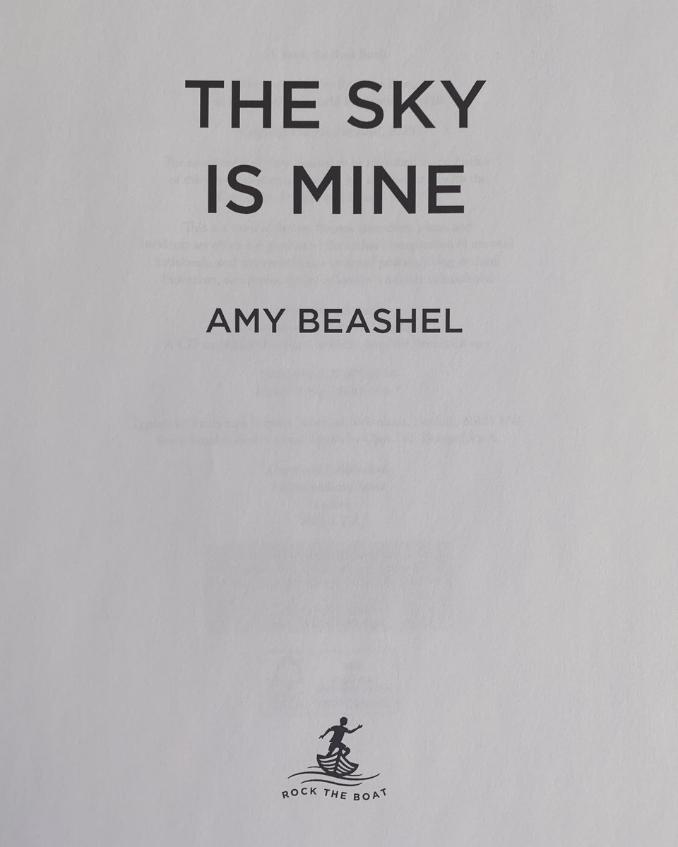 BeashelWrites's tweet photo. #TheSkyIsMine is starting to look a little more real, a little more, well, bookish. First proof is in. I can touch it. It obviously feels like paper, but it kind of feels like magic too. Thanks @YA_Books and @Rocktheboatnews
#yabooks #yaauthor #debutauthor #comingspring2020 https://t.co/mrmOOwZbr0