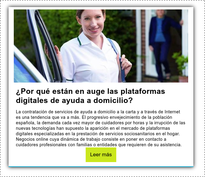 Alimarket_Sani's tweet photo. 📝¿Por qué están en auge las plataformas digitales de ayuda a domicilio?

✔️Alimarket Sanidad y Dependencia analiza este fenómeno.

⇲ Más información: https://t.co/dwOgnsQZSS https://t.co/BMPKOoM7dD