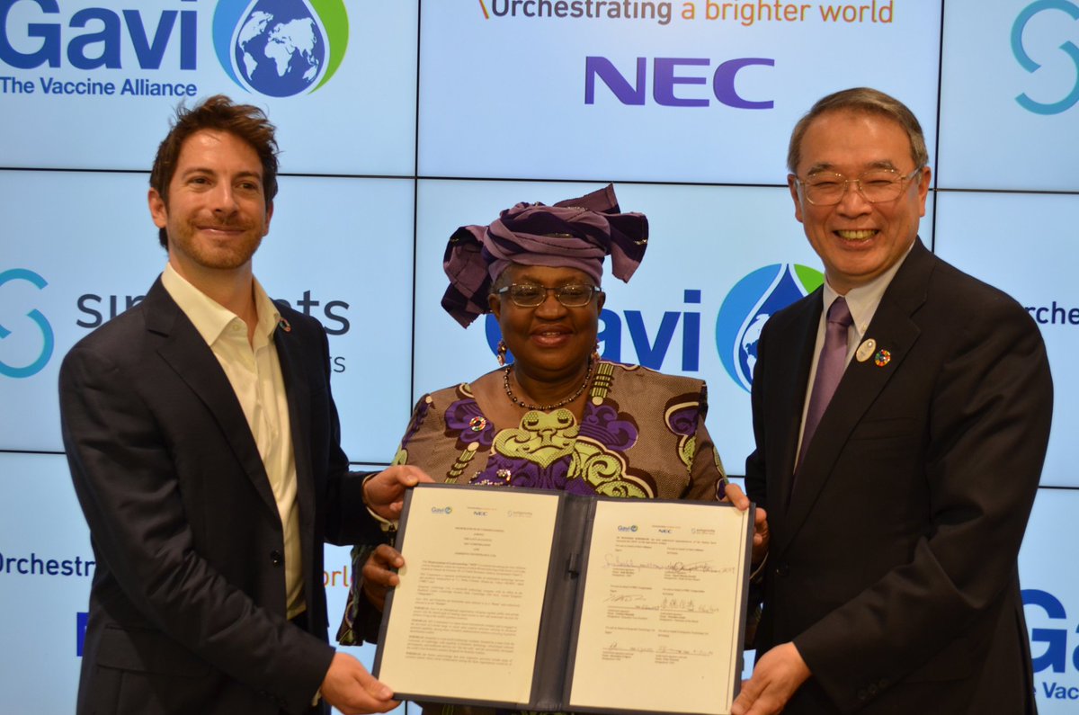 NEC_EMEA's tweet photo. Gavi, #NEC, and #Simprints to deploy world's first scalable child #fingerprintidentification solution to boost immunization in developing countries.  #UNICEF  #biometrics #fingerprint https://t.co/plvPSqWOou https://t.co/1fvtkncnsh