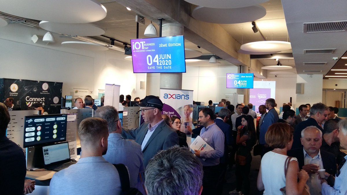 Celine_Haouji's tweet image. Du monde à #IoT Business Day pour parler usages et déploiements des #ObjetsConnectés dans #smartindustry #SmartCity #SmartRetail ! @LaCoqueNumeriq @Connectwave