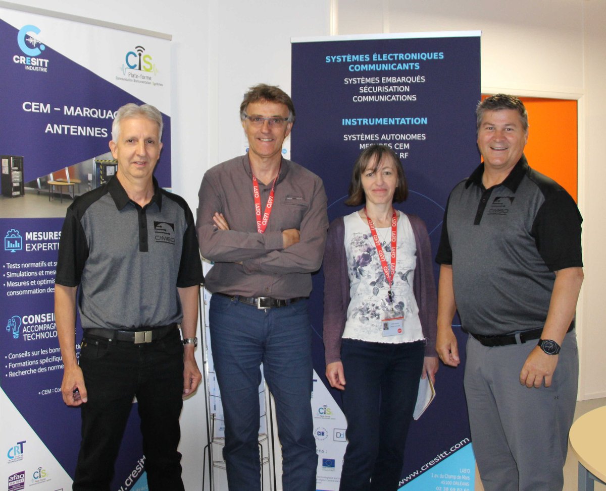 CRESITT's tweet image. 🇨🇦 👍Aujourd'hui le Cresitt reçoit le Centre d'innovation en microélectronique du Québec (CIMEQ).
Visite du CRESITT, @FABLABORL, @Le_Lab_O et du Laboratoire GREMI au programme.
Une belle journée d'échanges en perspective !