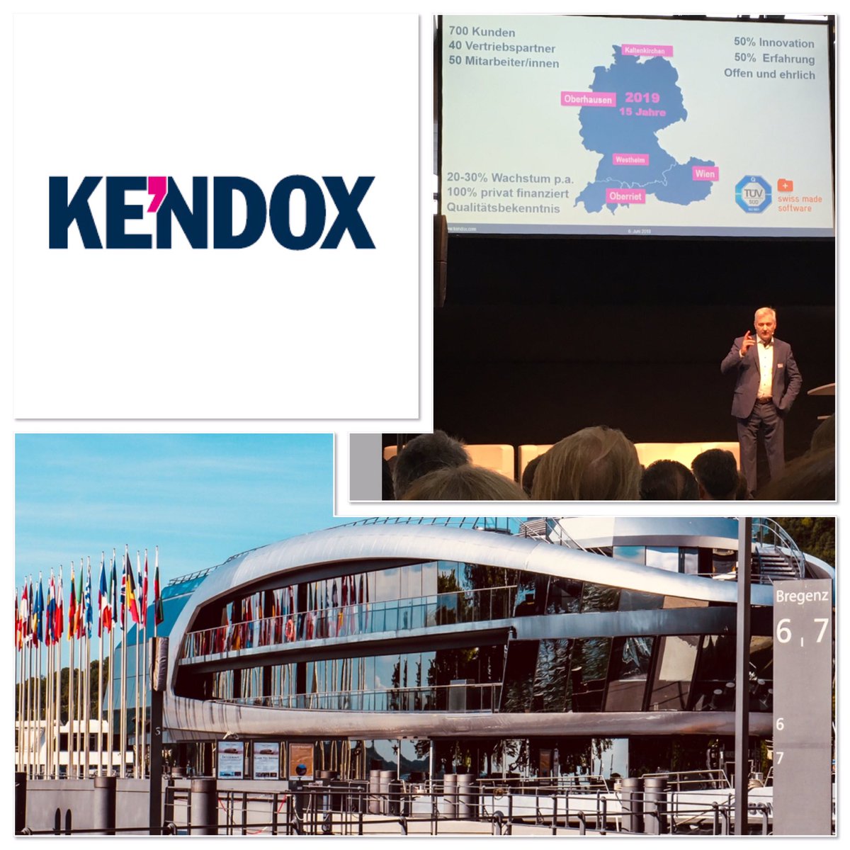 #Kendox parter day and 15 year anniversary opening with @ManfredTerzer #Bodensee MS #Sonnenkönigin