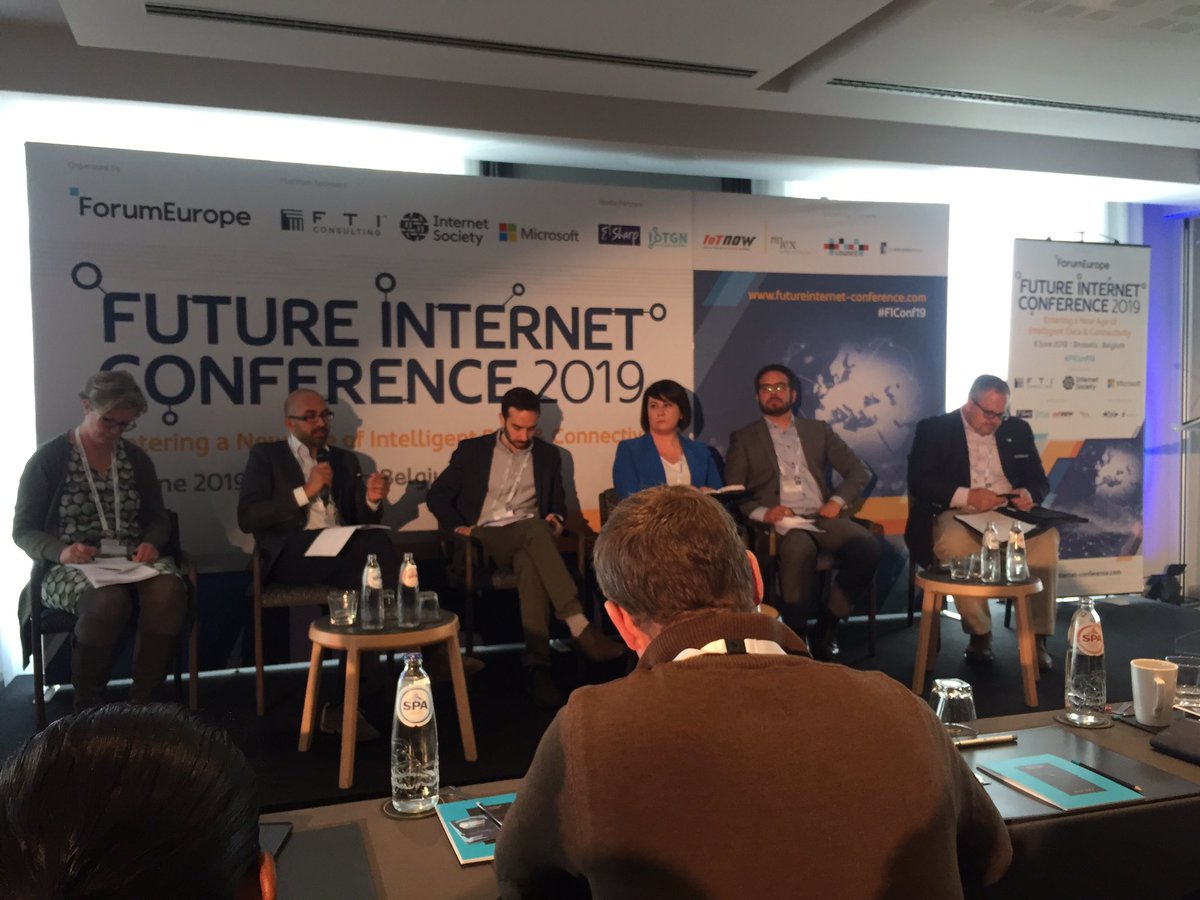 Natalie_Sam's tweet photo. The debate continues #FIConf19 multistakolders approach, from 💡💡philosophical #humanrightsbydesign to economic based #personalityrights #datagovernance. 🔛Presenting cybersecurity panel multidimensional challenge #Intelligentedge @ForumEurope @AIOTI_EU #security https://t.co/PDdftVLSP4