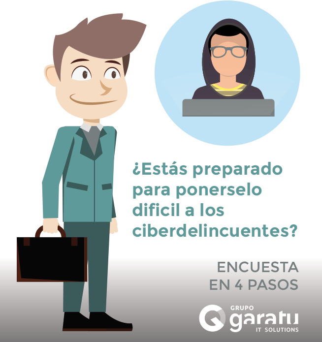 GrupoGaratu's tweet photo. #FelizJueves 
TEST en 5 pasos. Porque la #ciberseguridad es cosa de todos 
¿Combates la #ciberdelincuencia en tu puesto de trabajo?  https://t.co/1KpPswia6D
#seguridad #Autonomos #negocio #TransformacionDigital #malware #virus #phising #ransomware https://t.co/U2yY7lEPhw