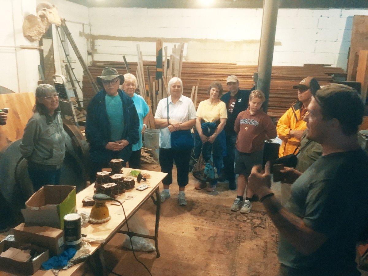 Akron2Akron's tweet photo. Akronites braved the constant alarm of storm warnings last evening in order to get some behind the scenes and history of West Hill. https://t.co/0WWh0prvwZ