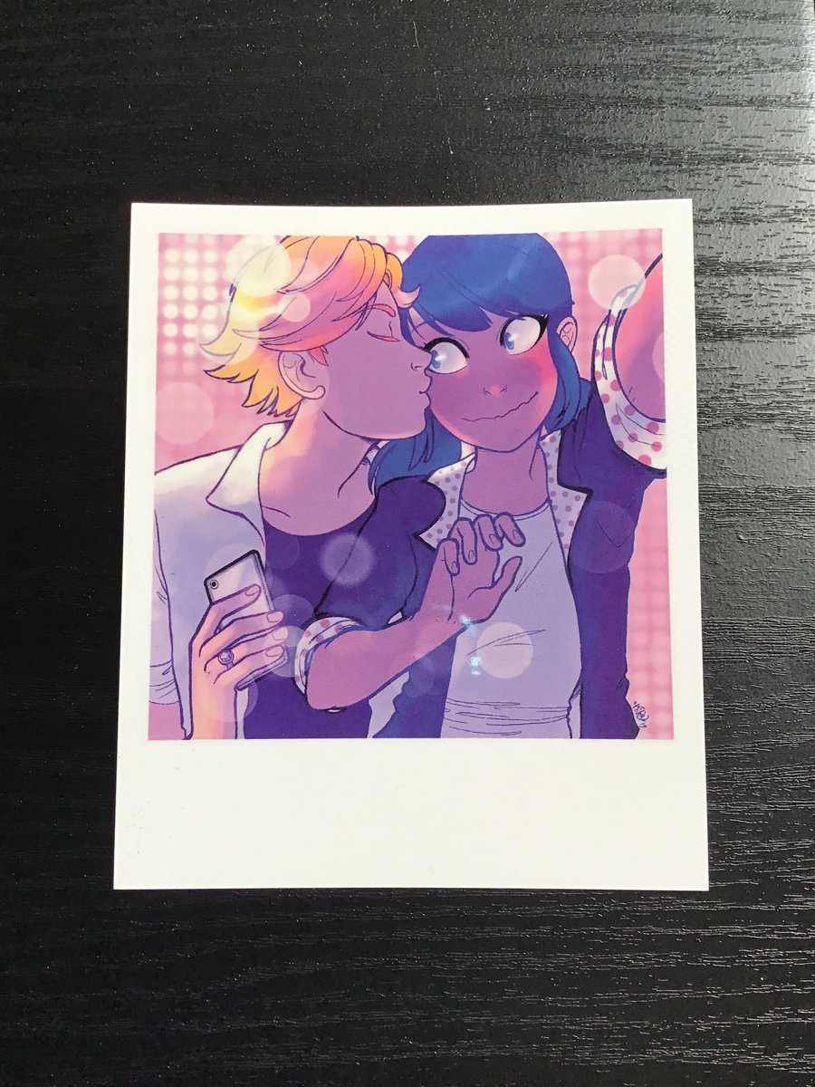 kiramizuno's tweet photo. I’M SO EXCITED! Look what I received just in time for the #GeekFaeriesIRL and #JapanExpo2019 ! #MiraculousLadybug selfies on polaroid ! https://t.co/LWBKVWLnJS