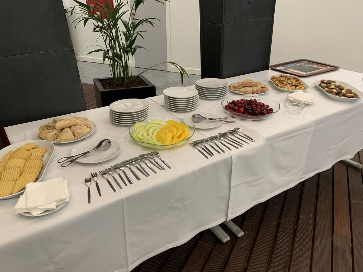 PTNOGnews's tweet photo. Final set up and welcome snacks and coffee for today’s .@PTNOGnews #PTNOG3 in @Claranet_PT’s auditorium. #LoveNetworks https://t.co/UaoXhykw5z