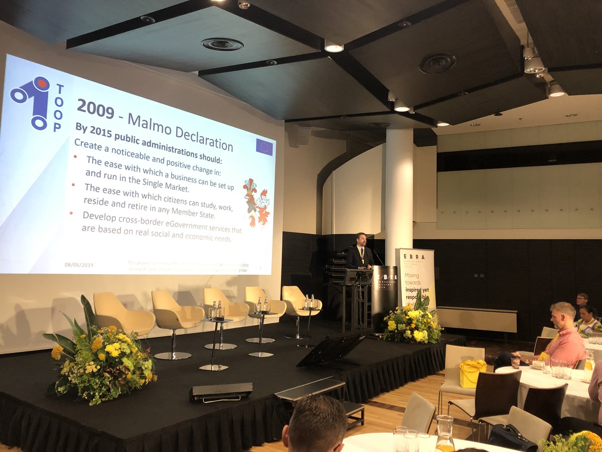 Prof Dr. Dr. Robert Krimmer introducing the Once Only Principle Project.
#EBRATallinn