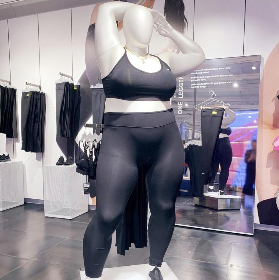 Namaak Waardig slijtage Nike has altered its mannequins to show more diverse body types | SHEmazing!