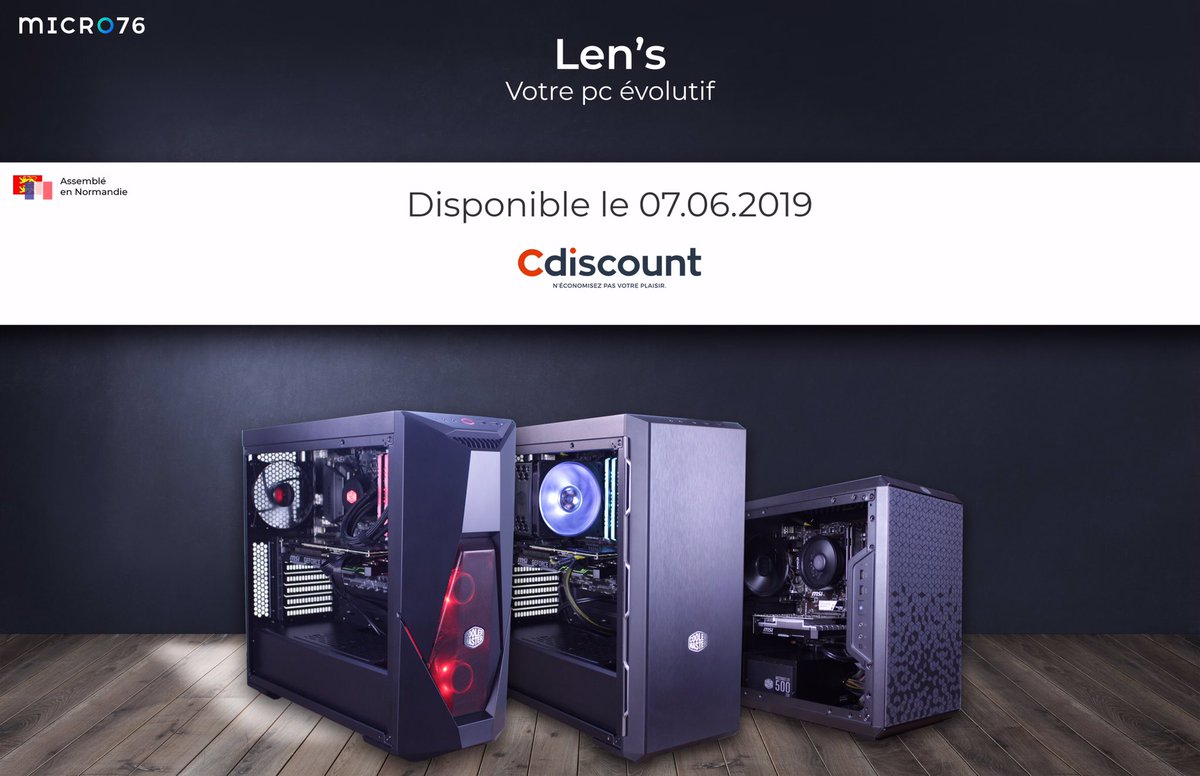 micro762's tweet photo. Un nouveau partenaire @coolermasterfr
Avec nos amis de chez @msitweets
Des gammes d’ordinateurs assemblés chez #micro76 dans nos Ateliers en Normandie, pour une facilité d’évolution et de réparation sur plateforme @IntelFrance et @AMD_France 👌🏼 :
Ils sont tous évolutifs 🌈 https://t.co/8Rw7JvYUTr