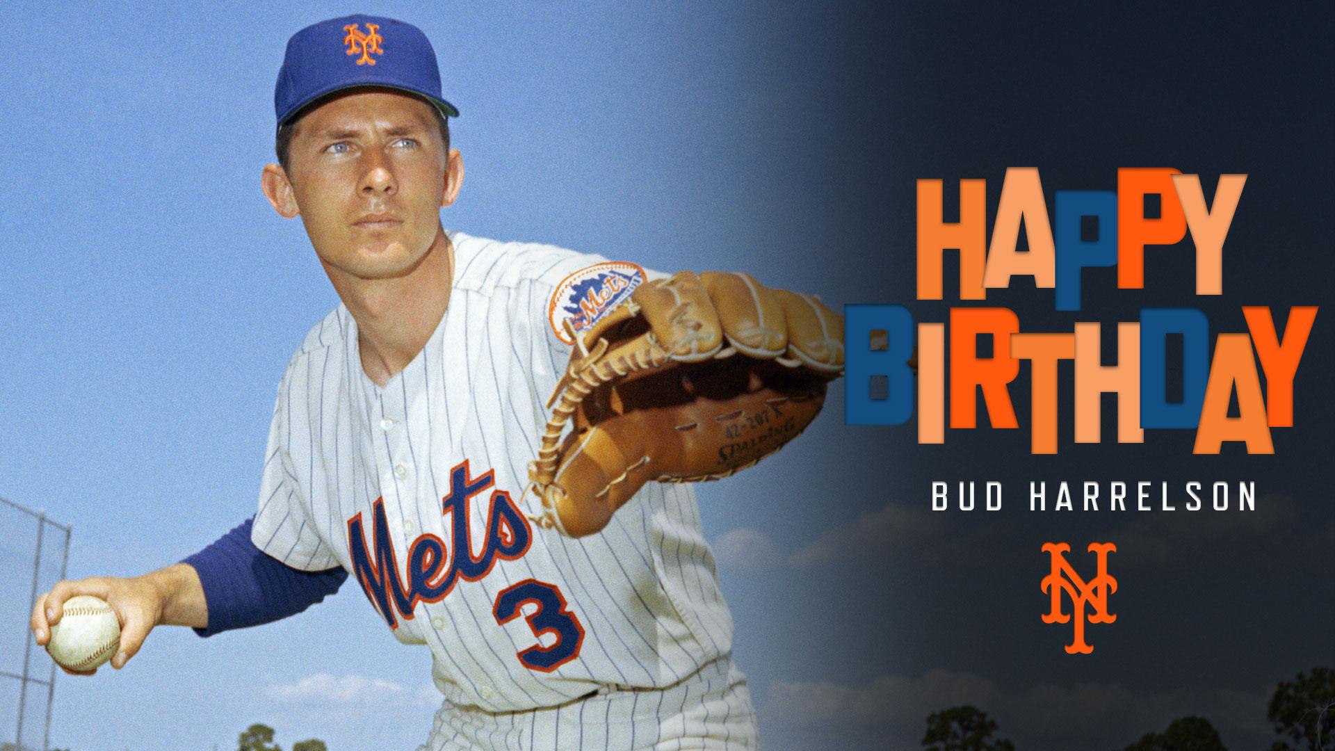 Very happy birthday to Hall of Famer, Bud Harrelson!  