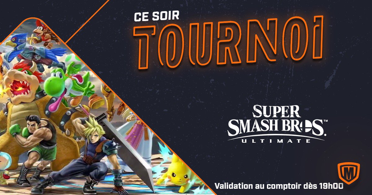 MeltdownMars's tweet photo. Ce soir c'est #tournoi sur #SSBU ! Format selon le nombre de participants et de setups.
Pré-inscription sur https://t.co/WuWvP44Djk, check-in dès 19h00 au comptoir, début du tournoi vers 20h30.
#esport #gaming #drink #marseille #nerfpikachu https://t.co/4CPQPILJSR
