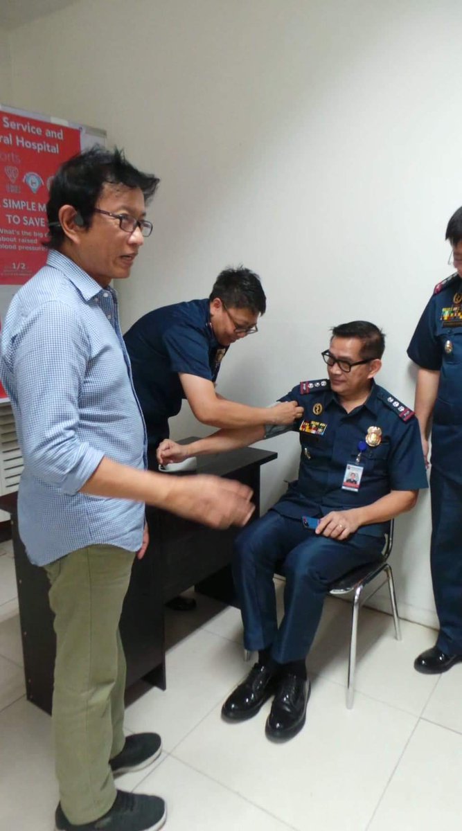 hyperneuro's tweet image. The Philippine National Police commit to support the #MMM19 global campaign by increasing BP awareness among their ranks @MayMeasure @ISHBP  @alta_schutte  @earlouismd
