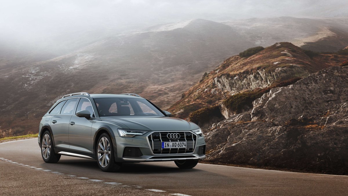 m25audi's tweet photo. It’s a new era for the #Audi A6 allroad range.

20 years after its debut, Audi are breaking new boundaries with the fourth generation allroad.

Striking design, excellent off-road capability and a powerful V6 TDI engine. 

Ready to order from August.
https://t.co/XBASdWJ5S2 https://t.co/4JfSFUZxLx