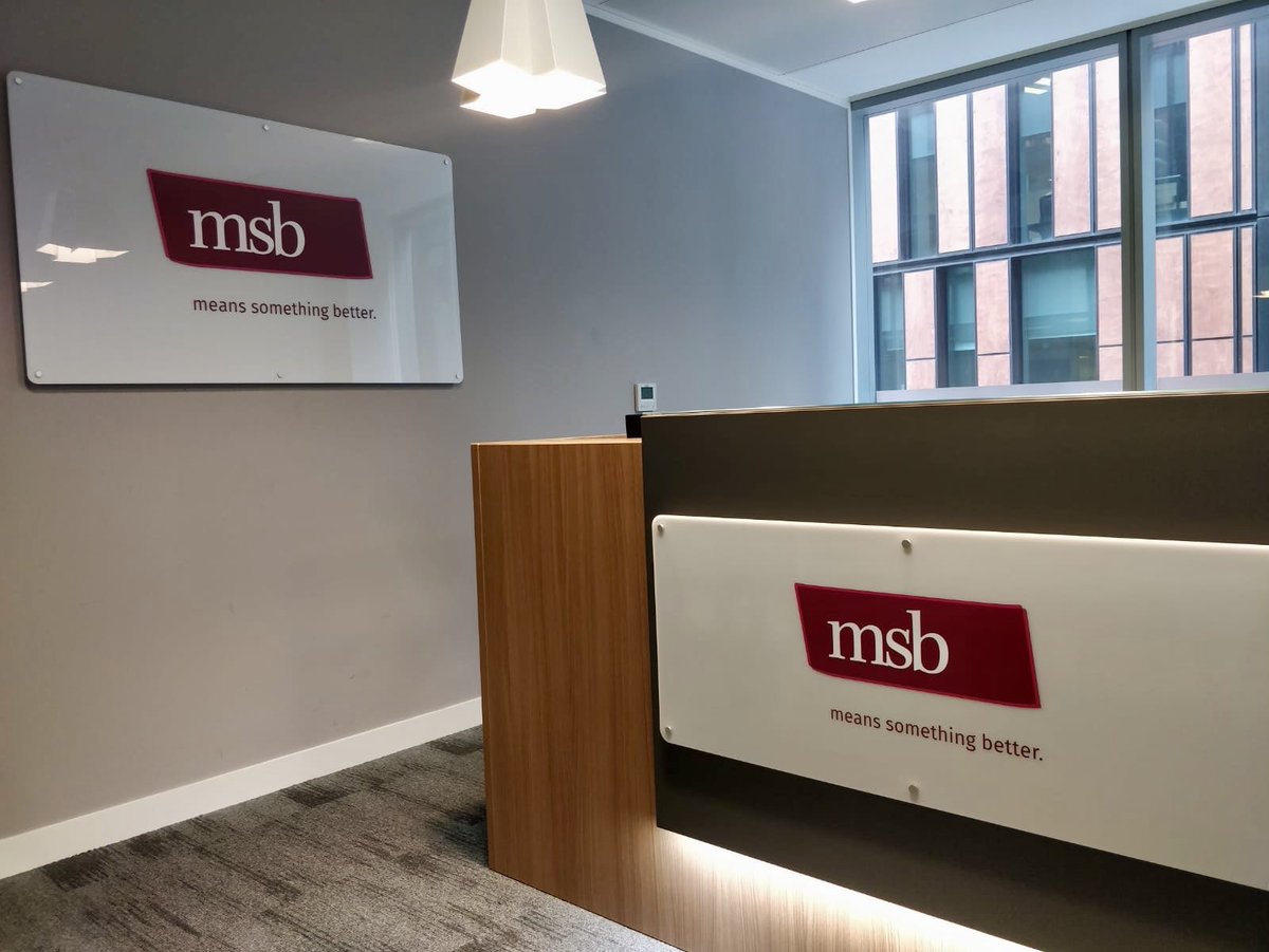 AgentMarket_X's tweet photo. We’re absolutely delighted to see the new brand identity we developed for our good friends at @MSBSolicitors rolled out across their offices, including some fantastic branded mugs! https://t.co/jJJKIx0WRf