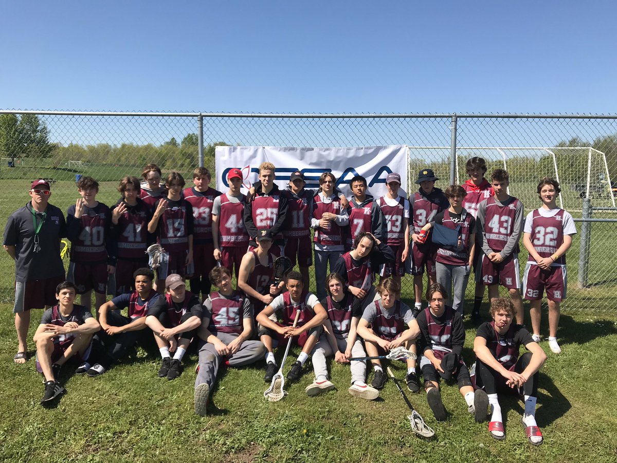 MrZaph's tweet photo. @HCI_HAC Varsity Boys’ Lacrosse getting ready for our final 2019 OFSAA Lacrosse Game vs. Bracebridge @ 12:30 #SearchingForAWin #FinallyADryDay https://t.co/81YjkaSVq8