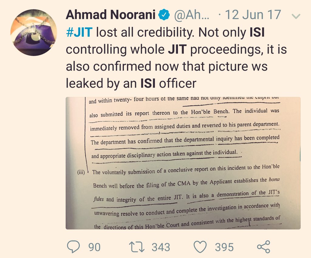Exhibit P.  @ahmad_noorani's bit of investigative journalism on JIT.