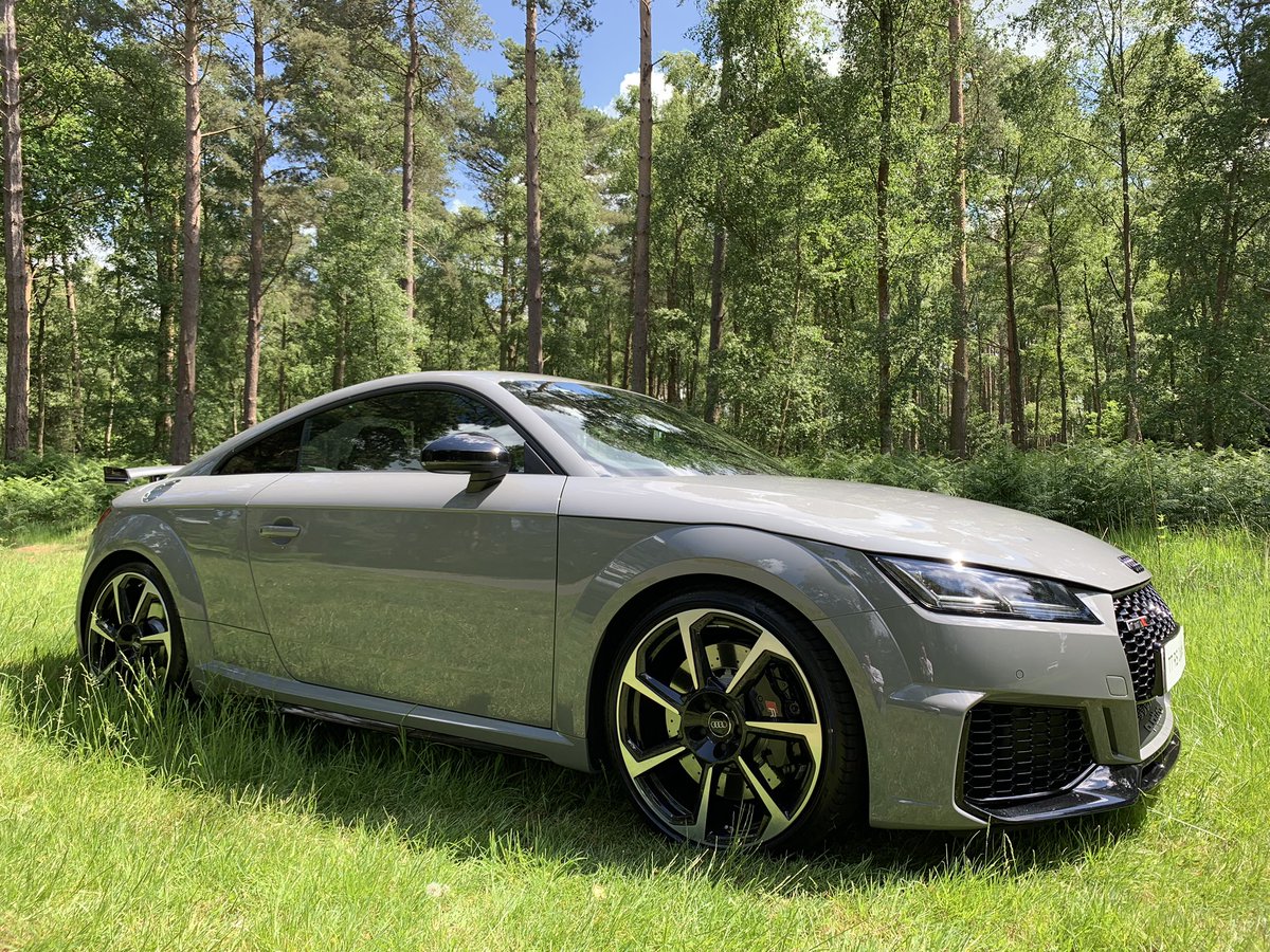 AudiApproved's tweet photo. The most aggressive TT we have ever had the pleasure in offering, this is the new TTRS Sport Edition. That’s 400ps and a 0-62mph in a staggering 3.7 seconds. An opportunity like this won’t be around for long #Audi #AudiTT #AudiTTRS #audittrscoupe #audisport #kingslynn #norfolk https://t.co/Y8whDI6zDb