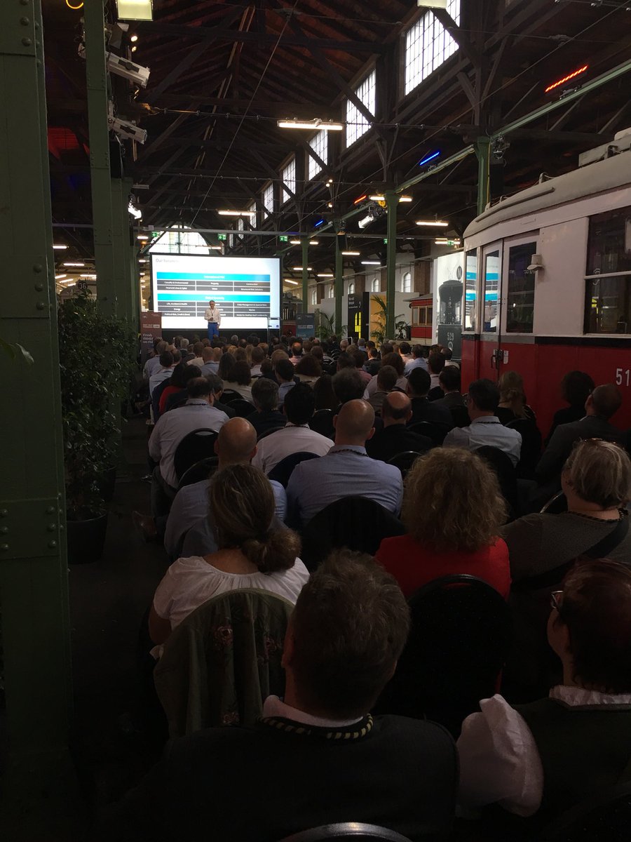 AXA_XL's tweet photo. We’re in #Vienna, where we’re ready to kick off the first Austrian Fast Fast Forward LIVE event at the tramway museum #Remise. Experts will be sharing insights on parametric insurance, terrorism and special risks, cyber threats and energy insurance solutions. #FFFLive #Insurance https://t.co/KH1Cd2Lf2N