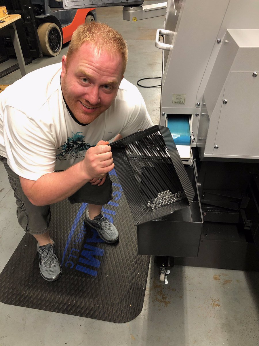 TribusTools's tweet photo. A lot of parts to making our ratcheting wrench - here’s our CEO holding the latest batch of Pawl plugs.  #growth #startup https://t.co/wreeg7hjLy