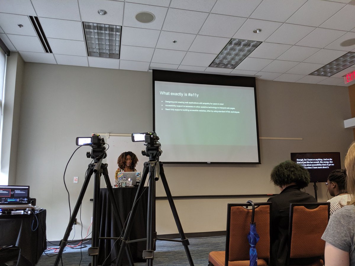 klghjs's tweet image. Learning accessible UI with @TaelurAlexis #refactr #refactrtech @RefactrTech