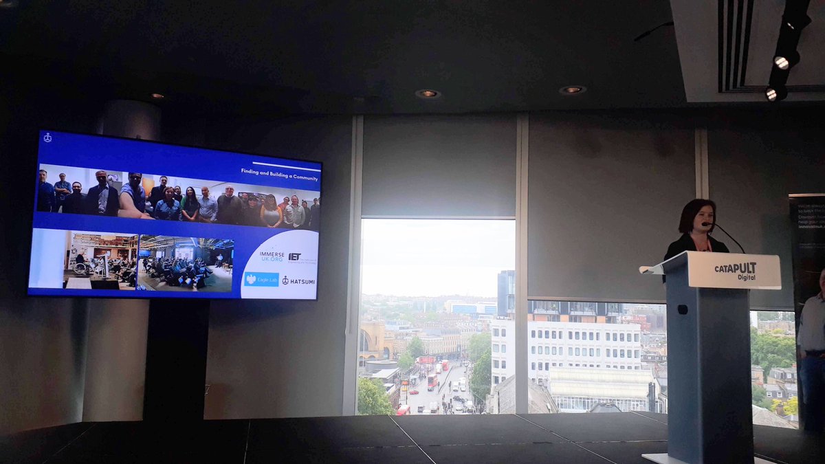 Connecting! Thanks ⁦<a href="/DigiCatapult/">Digital Catapult</a>⁩ &amp; ⁦@KTNUK⁩ &amp; ⁦<a href="/ImmerseUK_/">Immerse UK</a>⁩  - Great session today on #immersive #creativity #projects #partnerships