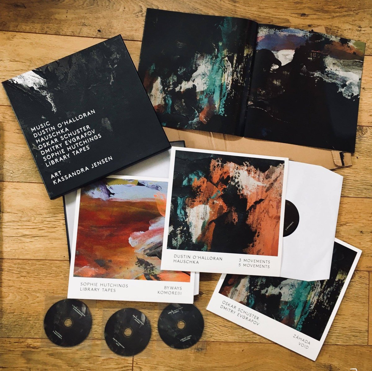 Our LP/CD box set with Dustin O'Halloran, Hauschka, Oskar Schuster, Dmitry Evgrafov, Sophie Hutchings and Library Tapes will be on sale through out June and after that it will be going back up in price again, so make sure to get your copy now.

1631recordings.bandcamp.com/merch
